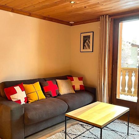 Chic And Cosy Apt With Balcony In Megève Esterno foto