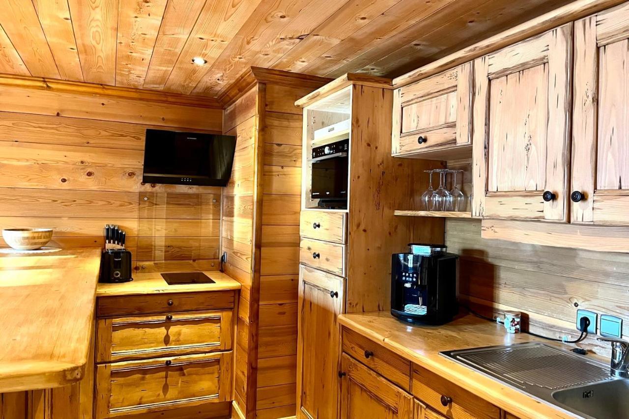 Chic And Cosy Apt With Balcony In Megève Esterno foto