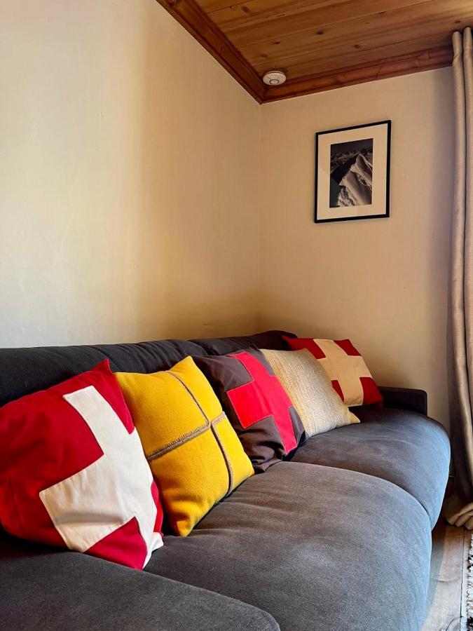 Chic And Cosy Apt With Balcony In Megève Esterno foto